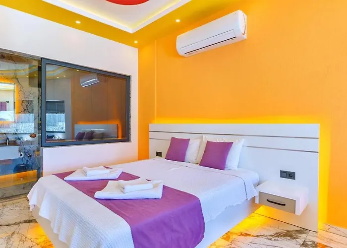 Uezuemlue 1 Bedroom Secluded With Private Pool Hot Tub * Kalkan