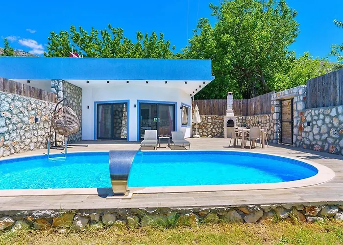 Uezuemlue 1 Bedroom Secluded With Private Pool Hot Tub * Kalkan